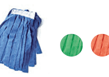 Επαγγελματική Σφουγγαρίστρα Microfiber με Λωρίδες Μπλε / ΕΜ08Μ